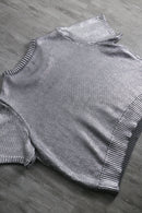 2000s FUTURE COLLECTIVE metallic knit pull
