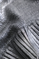 2000s FUTURE COLLECTIVE metallic knit pull