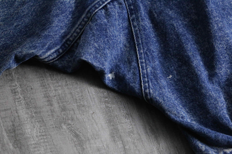 late 1980-90s chemical wash denim blouson