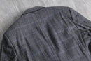 "Re:make" mixed fabric tweed tailored jacket