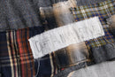 "Re:make" mixed fabric tweed tailored jacket
