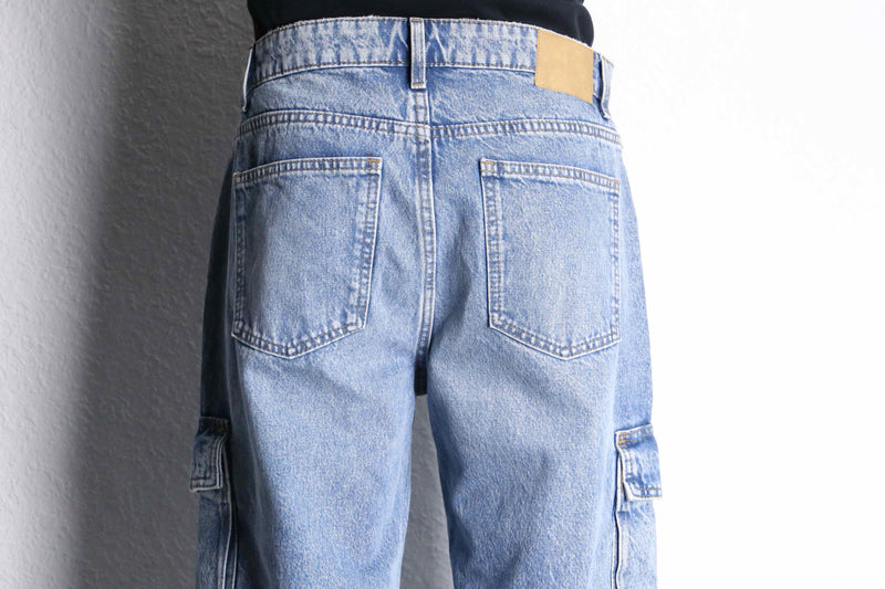 4pocket buggy straight denim cargo