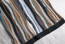 "Abercrombie & Fitch" textured stripe knit polo