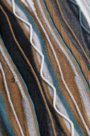 "Abercrombie & Fitch" textured stripe knit polo