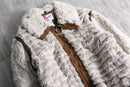 1980-90s faux suede switch fur blouson