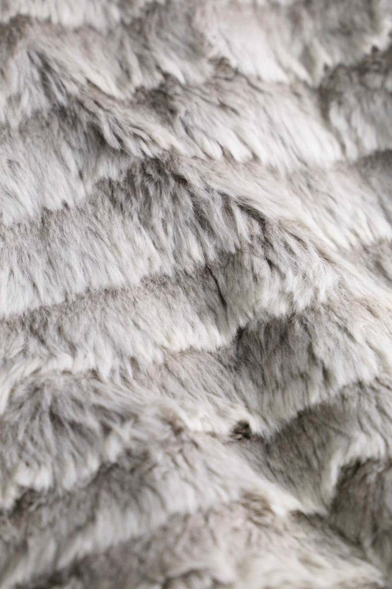 1980-90s faux suede switch fur blouson