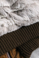 1980-90s faux suede switch fur blouson