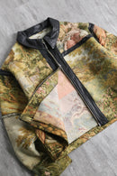 "Re:make" rug leather jacket