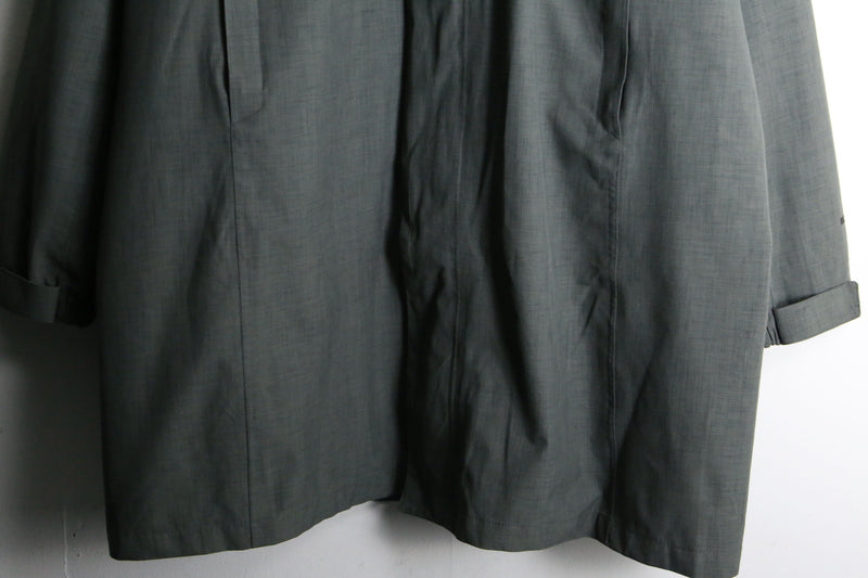 "Eddie Bauer" glay color nylon long coat