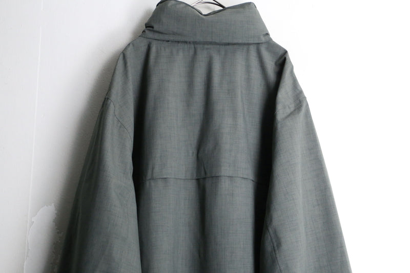 "Eddie Bauer" glay color nylon long coat