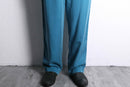 turquoise color lyocell easy pants