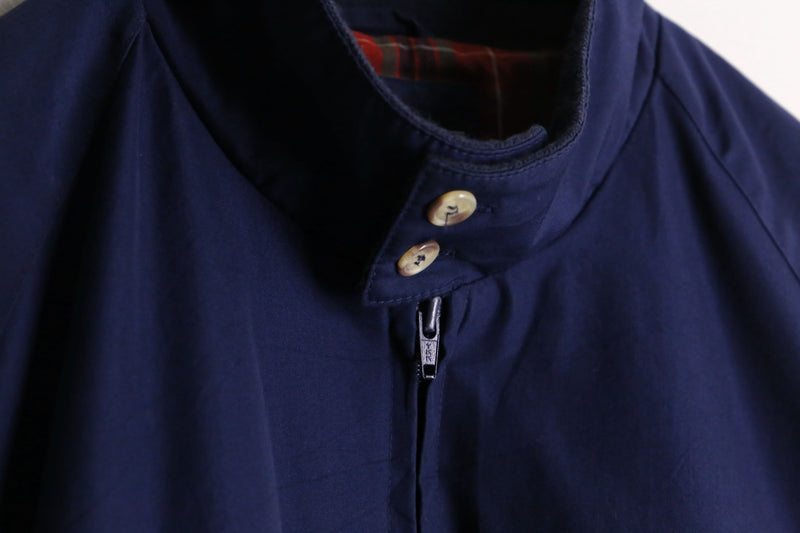 “LANDS’END” navy harrington  jacket