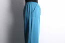 turquoise color lyocell easy pants