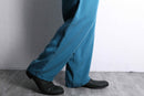 turquoise color lyocell easy pants