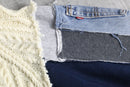 "Re:make" fisherman knit docking jacket