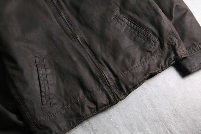 1990-00s Columbia cotton poly zip jacket