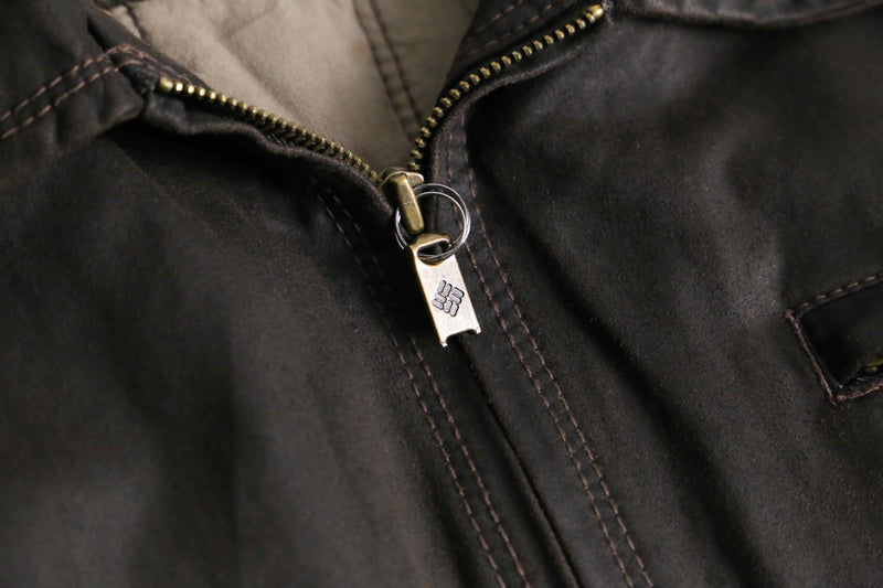 1990-00s Columbia cotton poly zip jacket