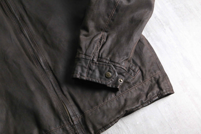 1990-00s Columbia cotton poly zip jacket