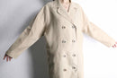 Ivory linen coat