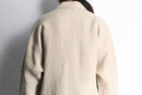 Ivory linen coat