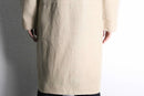 Ivory linen coat