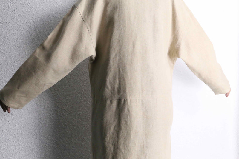Ivory linen coat