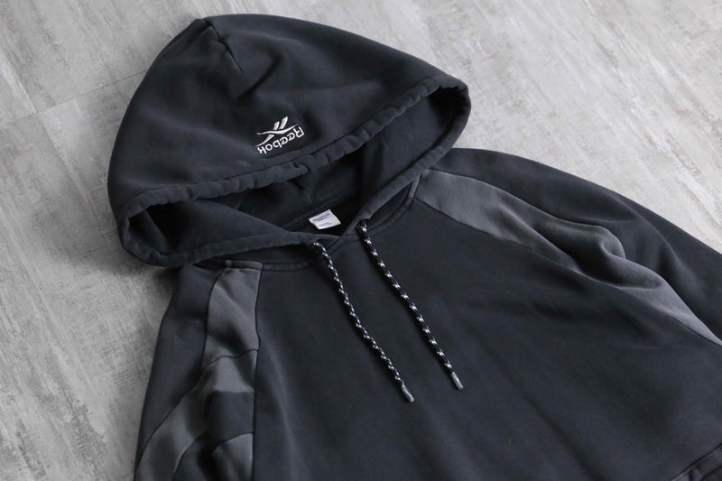 2000s Reebok technical asymmetry hoodie