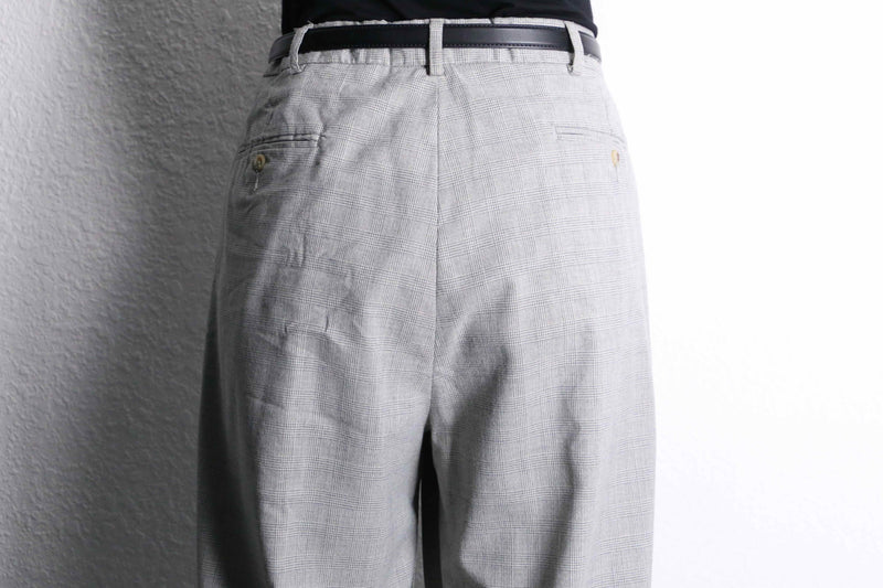 “Polo by RL” glen check wide slacks