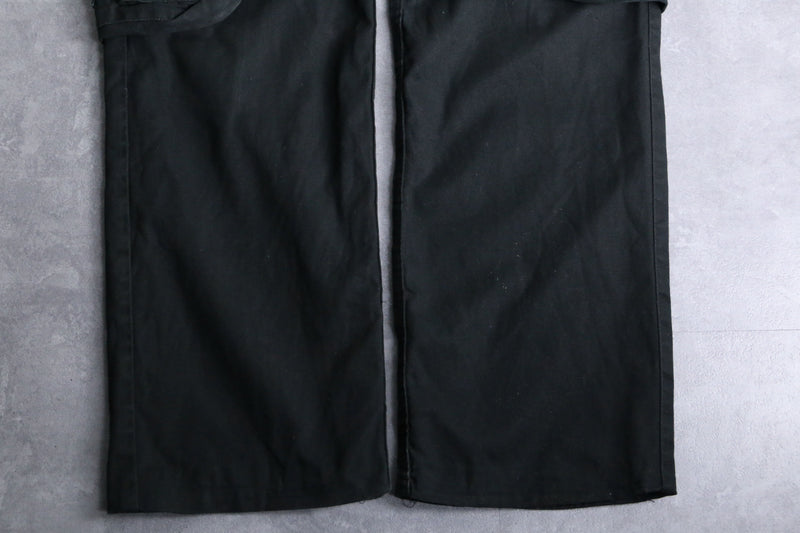 black duck fabric double zip cargo pants