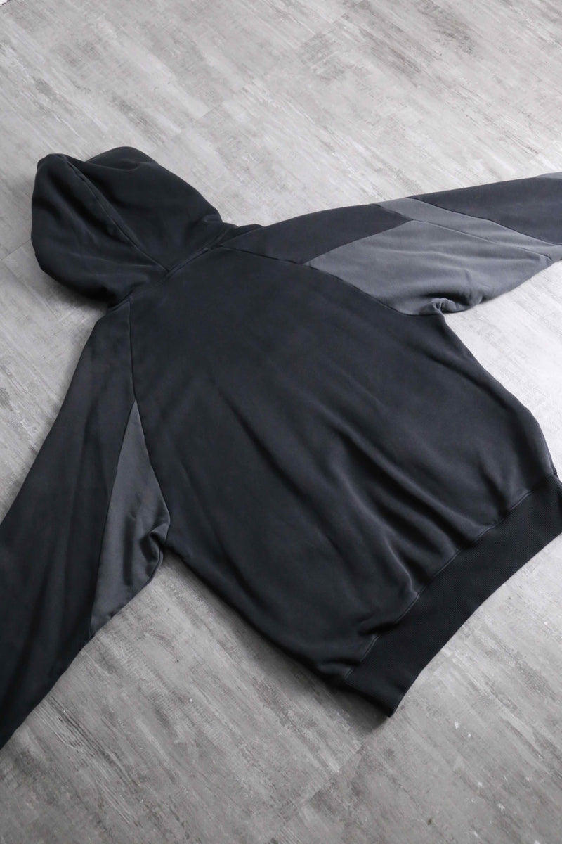 2000s Reebok technical asymmetry hoodie