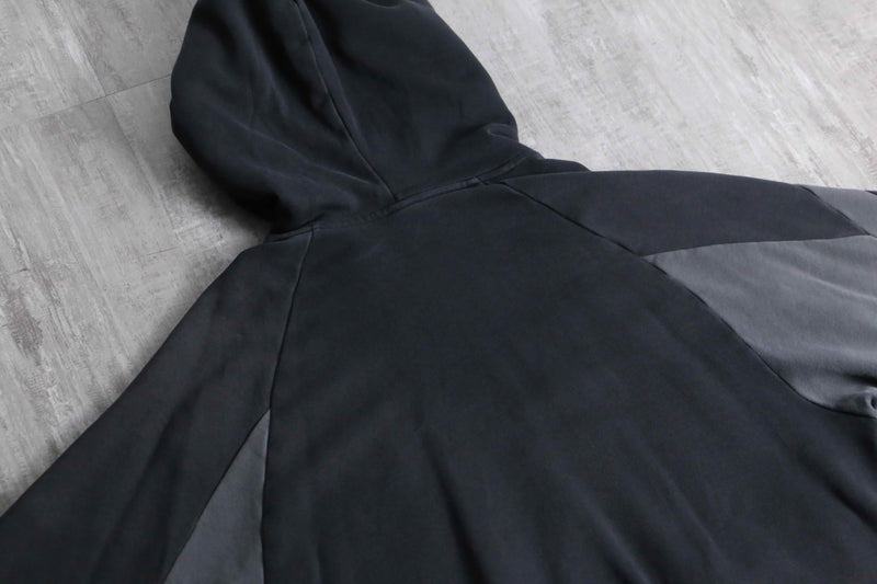 2000s Reebok technical asymmetry hoodie