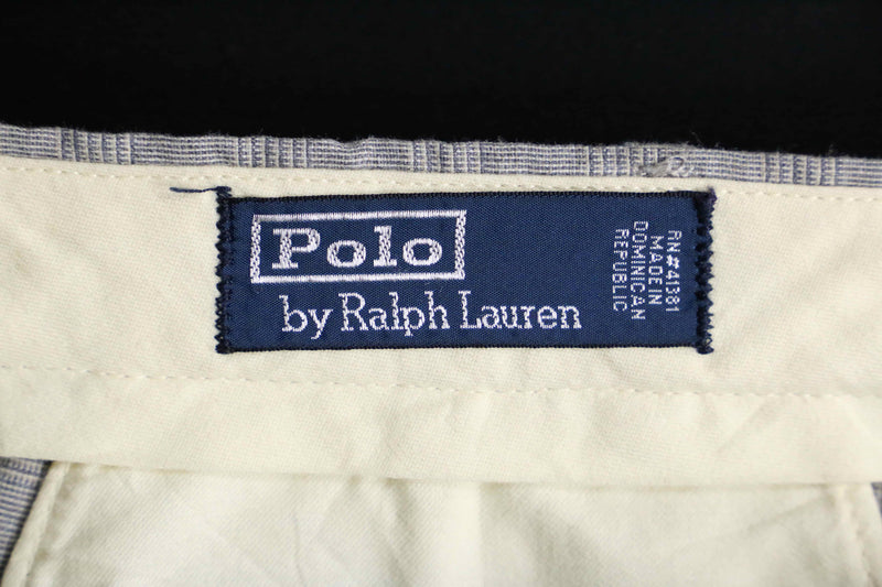 “Polo by RL” glen check wide slacks