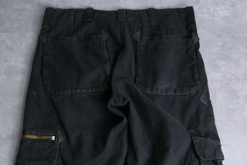 black duck fabric double zip cargo pants