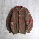 alpaca blend wool knit cardigan