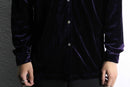 dark purple velour shirt