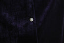 dark purple velour shirt