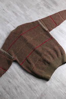 alpaca blend wool knit cardigan