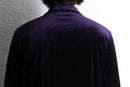 dark purple velour shirt