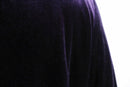 dark purple velour shirt