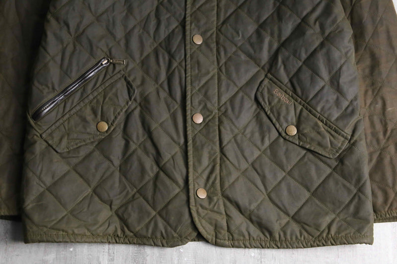 “BARBOUR”oiled quilting jacket