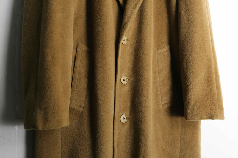 1980-90s vintage giorgio armani cashmere mix wool chester coat