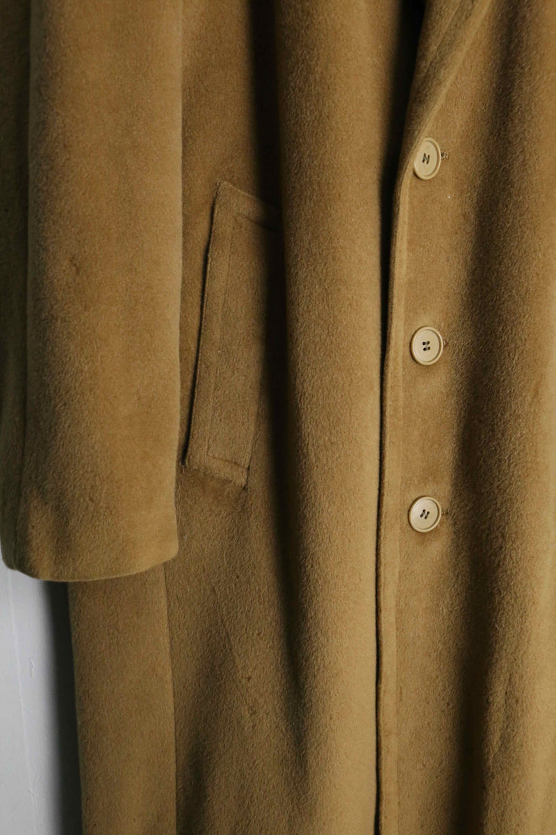 1980-90s vintage giorgio armani cashmere mix wool chester coat