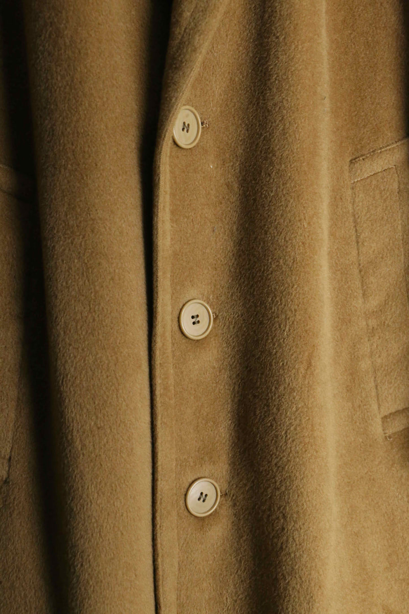 1980-90s vintage giorgio armani cashmere mix wool chester coat