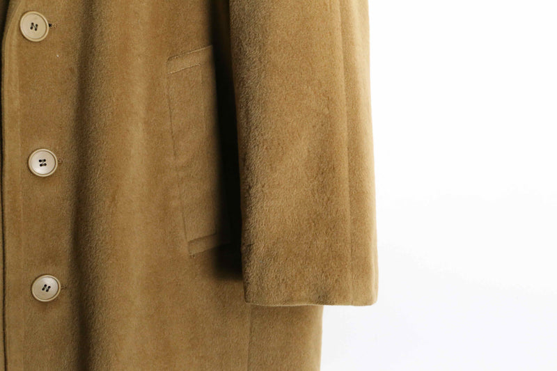 1980-90s vintage giorgio armani cashmere mix wool chester coat