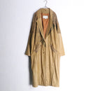 80~90s “PELLE STUDIO” switch design dolman sleeve leather chesterfield coat