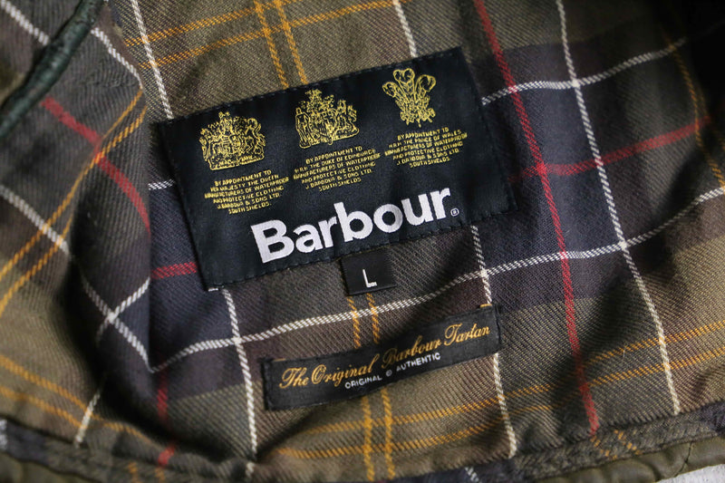 “BARBOUR”oiled quilting jacket