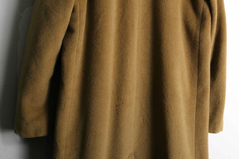 1980-90s vintage giorgio armani cashmere mix wool chester coat