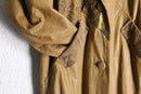 80~90s “PELLE STUDIO” switch design dolman sleeve leather chesterfield coat