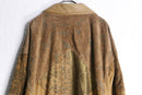 80~90s “PELLE STUDIO” switch design dolman sleeve leather chesterfield coat