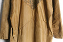 80~90s “PELLE STUDIO” switch design dolman sleeve leather chesterfield coat